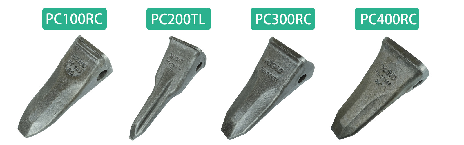 Зубья мини-ковша Tiger