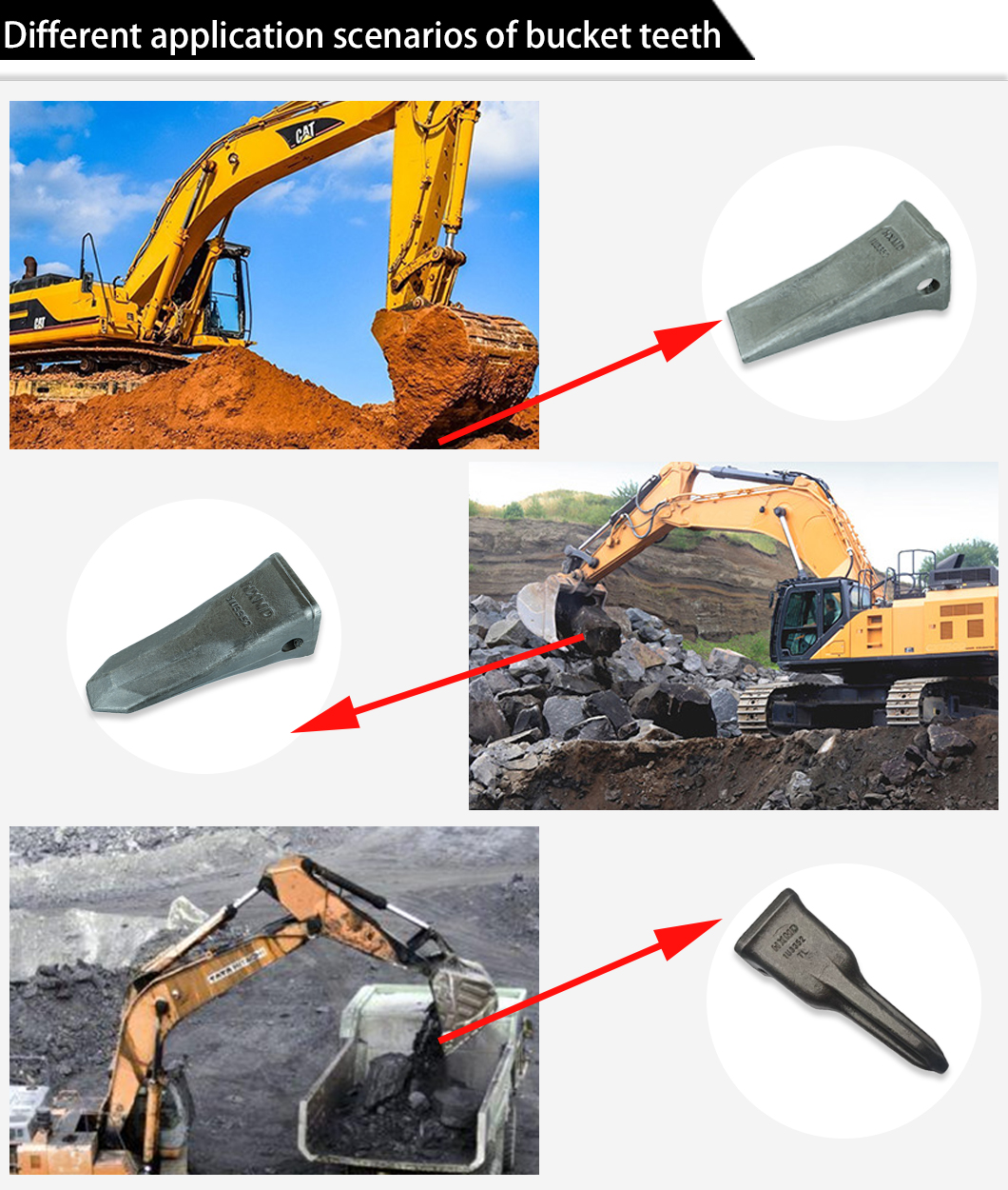 Зубья экскаватора Kobelco Digger