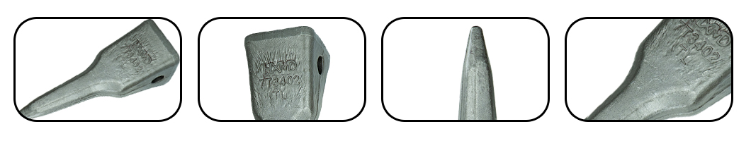 ковш с зубьями экскаватора