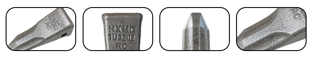 Зубья ковша экскаватора Rock Chisel для тяжелых условий эксплуатации