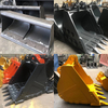 Высокопрочный красный ковш для грязи экскаватора PC200