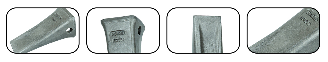 Зубья ковша бурового экскаватора