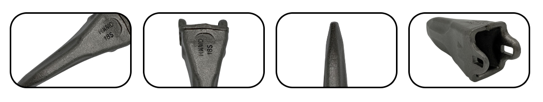 ковш-зубья и хвостовики